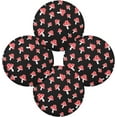 thumbnail image 1 of GZHJMY Mushroom Round Placemats, 4 Pack Table Mats for Kitchen Washable Non-Slip Place Mats Heat Resistant Place Mats for Kitchen Dining Table Decoration, 1 of 6