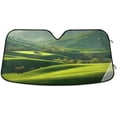 thumbnail image 1 of GZHJMY Nature Forest Car Windshield Sun Shade Foldable Sun Shield Shade for Blocks UV Rays Protector-Keeps Your Vehicle Cool for Most Sedans SUV Truck,55"x27.6", 1 of 7