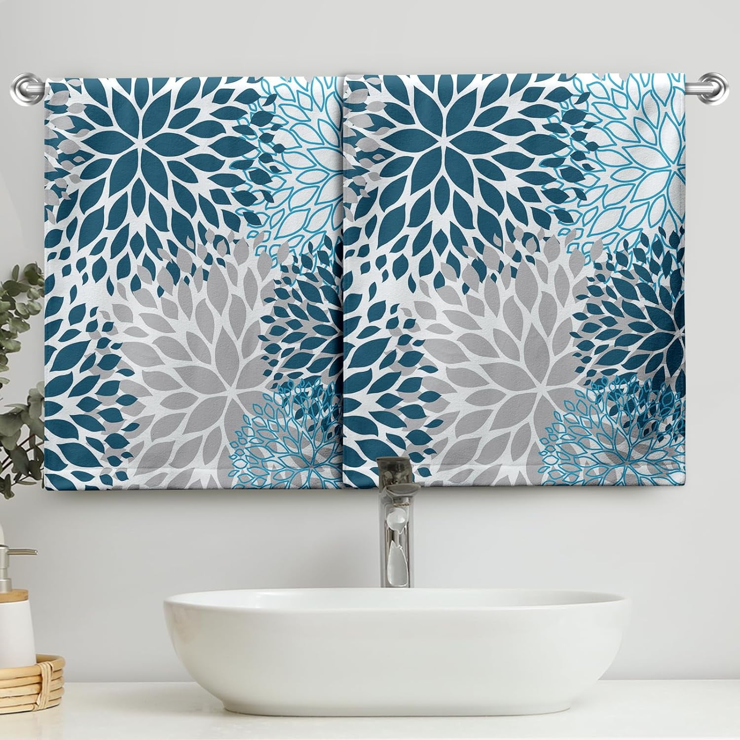Navy blue decorative hand towels hotsell