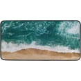 thumbnail image 1 of GZHJMY Ocean Beach Anti Fatigue Kitchen Floor Mat, Sea Beach Non Slip Absorbent Comfort Standing Mat Kitchen Runner Rug for Hallway Entryway Bathroom Living Room Bedroom 39 x 20 Inches, 1 of 6