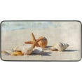 thumbnail image 1 of GZHJMY Ocean Sea Anti Fatigue Kitchen Floor Mat, Starfish Seashell Non Slip Absorbent Comfort Standing Mat Kitchen Runner Rug for Hallway Entryway Bathroom Living Room Bedroom 39 x 20 Inches, 1 of 6