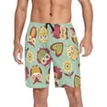 thumbnail image 1 of GZHJMY Owl Pajama Pants Short for Men, Lounge Pants Lightweight Men Pajama Bottoms with Drawstring Pockets, Christmas New Year Birthday Gifts, Small, 1 of 7