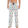 thumbnail image 1 of GZHJMY Owl Pajama Pants for Men, Lounge Pants Lightweight Men Pajama Bottoms with Drawstring Pockets, Christmas New Year Birthday Gifts, Small, 1 of 6