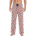 thumbnail image 1 of GZHJMY Owl Pajama Pants for Men, Lounge Pants Lightweight Men Pajama Bottoms with Drawstring Pockets, Christmas New Year Birthday Gifts, X-Large, 1 of 6