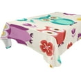 thumbnail image 1 of GZHJMY Owl Tablecloth, Rectangle Waterproof Washable Polyester Table Cover for Picnic Dinner Holiday Party Decor, 54 x 72 Inch, 1 of 7