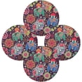 thumbnail image 1 of GZHJMY Paisley Elephant African Round Placemats, 4 Pack Table Mats for Kitchen Washable Non-Slip Place Mats Heat Resistant Place Mats for Kitchen Dining Table Decoration, 1 of 6
