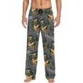 thumbnail image 1 of GZHJMY Pajama Pants for Men - Monster Truck Blue, Loose Lightweight PJs Lounge Sleep Bottoms with Pocket Drawstring, Medium, 1 of 7