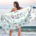 thumbnail image 1 of GZHJMY Panda Beach Towel Quick Dry Absorbent Bath Towels Sandproof Lightweight Towel for Gym Yoga Sports Swimming - 31x71in Bath Towels, 1 of 7