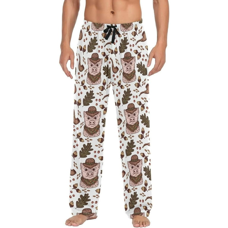 GZHJMY Pig Pajama Pants for Men Lounge Pants Lightweight Men