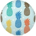 thumbnail image 1 of GZHJMY Pineapple 15.4 Inch Round Dinner Placemat, Polyester Material, Heat-Resistant, Unique Print Design, Dining Table Kitchen Fine Decoration and Beautiful Ornaments., 1 of 5