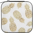 thumbnail image 1 of GZHJMY Pineapple Small Jewelry Box, Portable Leather Travel Jewelry Storage Case for Rings Earrings Necklace Bracelets, 1 of 7