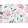 thumbnail image 1 of GZHJMY Pink Flower Bathroom Rug Rectangular Bath Mat Non Slip Bath Rugs Absorbent Shaggy Bathmats for Sink Shower 16" x 24", 1 of 7