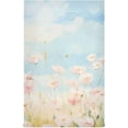 thumbnail image 1 of GZHJMY Pink Wildflowers Kitchen Towel, Dish Towels Quick Drying Tea Towels Absorbent Hand Towels for Kitchen Sink Dinner Table 28 x 18 Inches, Set of 1, 1 of 7