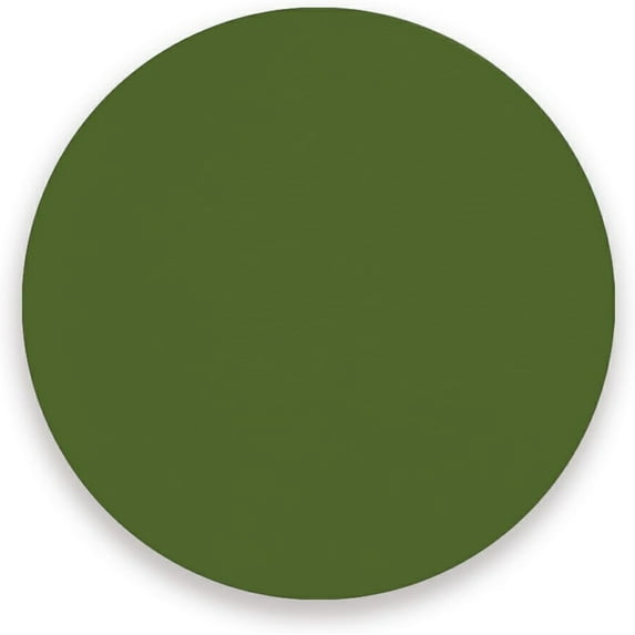 GZHJMY Plain Dark Olive Green Solid Color Coasters Absorbent Drink Coaster, Ceramic Stone Coaster with Cork Base Desktop Protection Mat for Home Decor 2PCS