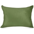 thumbnail image 1 of GZHJMY Plain Dark Olive Green Solid Color Zippered Velvet Pillowcases,Super Soft and Cozy Luxury Plush Pillow Case Bed Pillow Pillowcases, 20x26 Inches Home Decor, 1 of 7