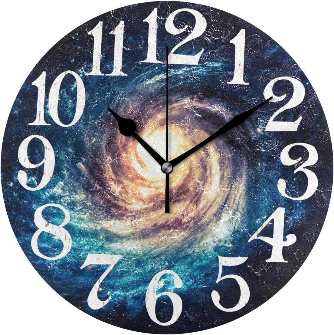 GZHJMY Pretty Nebula Spiral Swirl Galaxy Universe Print Round/Square ...