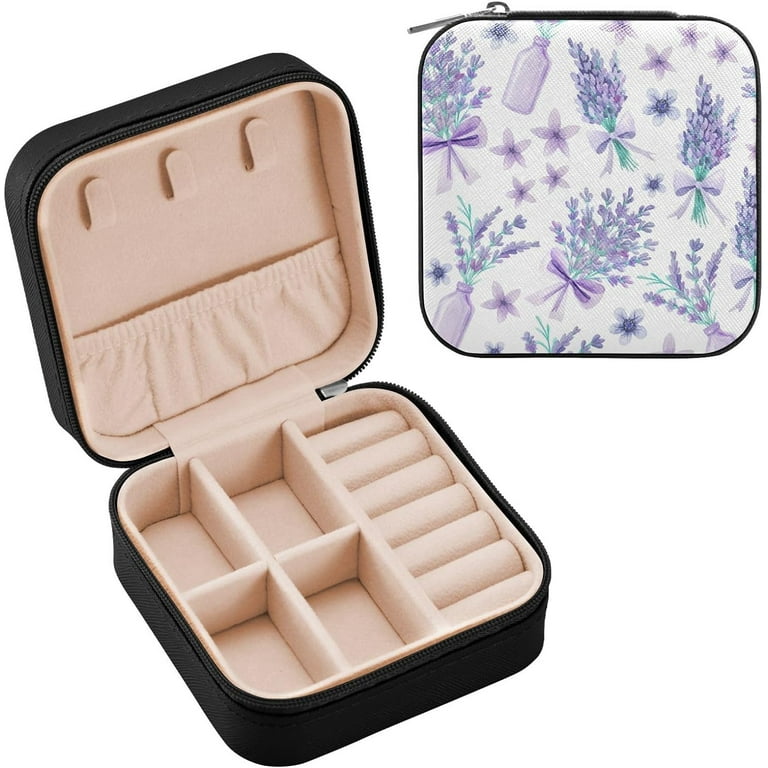 VELVET JEWELLERY BOX MINI LAVENDEL VELVET JEWELLERY BOX MINI LAVENDEL
