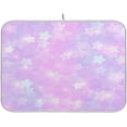 thumbnail image 1 of GZHJMY Purple Star Dish Drying Mat for Kitchen Counter,Super Quick Absorbent Composite Sponge Dish Drying Pad,Heat Resistant Non-Slip Rack Tableware Mat (16x18Inch)for Dishes Coffee Machine Dish Rac, 1 of 7