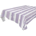 thumbnail image 1 of GZHJMY Purple Stripes Rectangle Tablecloth, Waterproof Stain Wrinkle Resistant Washable Polyester Table Cover for Picnic Dinner Holiday Kitchen Party Decor, 54 x 72 in Home Decor, 1 of 7