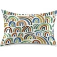 thumbnail image 1 of GZHJMY Rainbow Satin Pillowcase for Hair and Skin, Soft and Cozy Cooling Smooth Pillow Cover with Envelop Closure, Standard Size 20x26in Home Decor, 1 of 7
