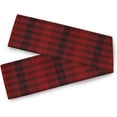thumbnail image 1 of GZHJMY Red Black Plaid Table Runner Machine Washable Polyester Table Runner Rectangle Reversible Dresser Scarves Table Decor 13 x 90 Inch, 1 of 7