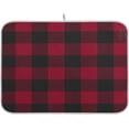 thumbnail image 1 of GZHJMY Red Buffalo Plaid (10) Dish Drying Mat for Kitchen Counter,Super Quick Absorbent Composite Sponge Dish Drying Pad,Heat Resistant Non-Slip Rack Tableware Mat (18x24Inch)for Dishes Coffee Machi, 1 of 7