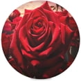 thumbnail image 1 of GZHJMY Red Rose Round Placemats 15.4in, Washable Heat Resistant Table Mats for Dining Tables Kitchen Wedding Party Decoration Plate Mats Set of 1 Table Mat, 1 of 7