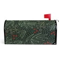 thumbnail image 1 of GZHJMY Retro Christmas Floral Red Berries Magnetic Mailbox Cover Large Size Mailbox Wraps MailWraps Post Letter Box Cover Garden Yard Oversized 25.5 x 21 inch Home Decor, 1 of 7