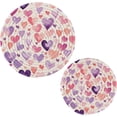 thumbnail image 1 of GZHJMY Romantic Love Trivets Pot Holders Set of 2 Decoration Potholders Pure Cotton Thread Weave Trivets, Coasters, Placemats, Spoon Rest for Cooking for Kitchen Pans Bowl Teapot, 1 of 7