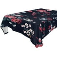 thumbnail image 1 of GZHJMY Rose Flower Tablecloth, Rectangle Waterproof Washable Polyester Table Cover for Picnic Dinner Holiday Party Decor, 60 x 90 Inch, 1 of 7