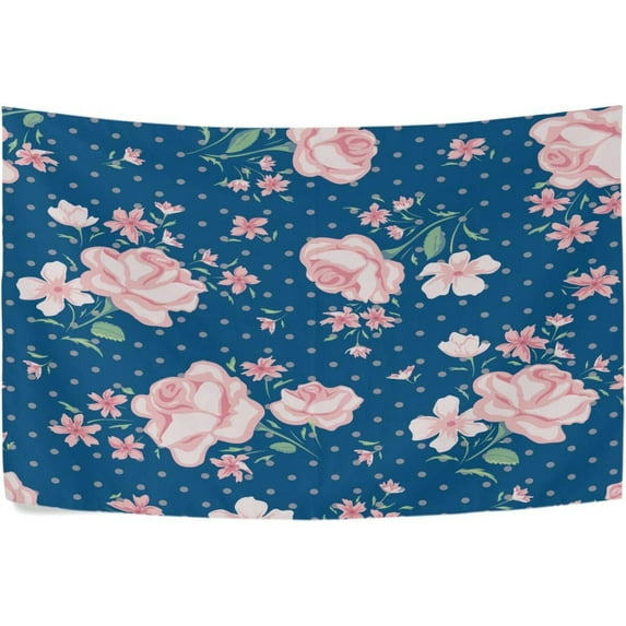 GZHJMY Rose Tapestry Aesthetic Tapestry for Bedroom Living Room Classroom Dorm 80" x 60" Inches Gift Decor