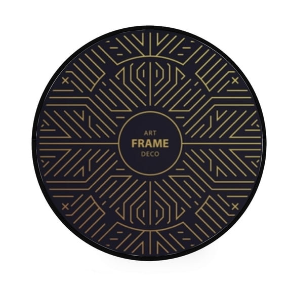 GZHJMY Round Rugs for Living Room, 60In Linear Art Non-Slip Coral Velvet Long Runner Rugs, Washable Water Absorbent Mat Carpet for Bedroom Kitchen Kids Room