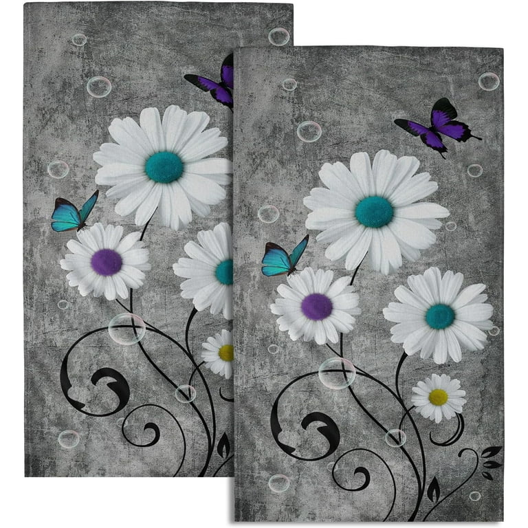 Daisy hand towels deals