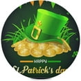 thumbnail image 1 of GZHJMY Saint Patrick's Theme Round Placemats Durable Non-Slip Heat and Stain Resistant Placemat for Kitchen Table Decoration Outdoor BBQ Activities(4PCS) Table Mat, 1 of 7