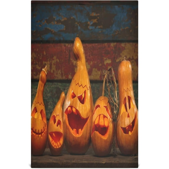 GZHJMY Scary Lantern Halloween Pumpkins Kitchen Dish Towels 1 Piece -Absorbent Soft Towels Reusable Hand Towels Quick Drying Cleaning Cloth, Tea Towels,18" x 28" Washcloths Decorative Towels