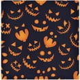 thumbnail image 1 of GZHJMY Scary Pumpkins Face Cloth Napkins Set of 6 Pack, Washable Soft Table Dinner Napkins 20 inch for Kitchen, Hotel, Party, Wedding Washcloths, 1 of 7