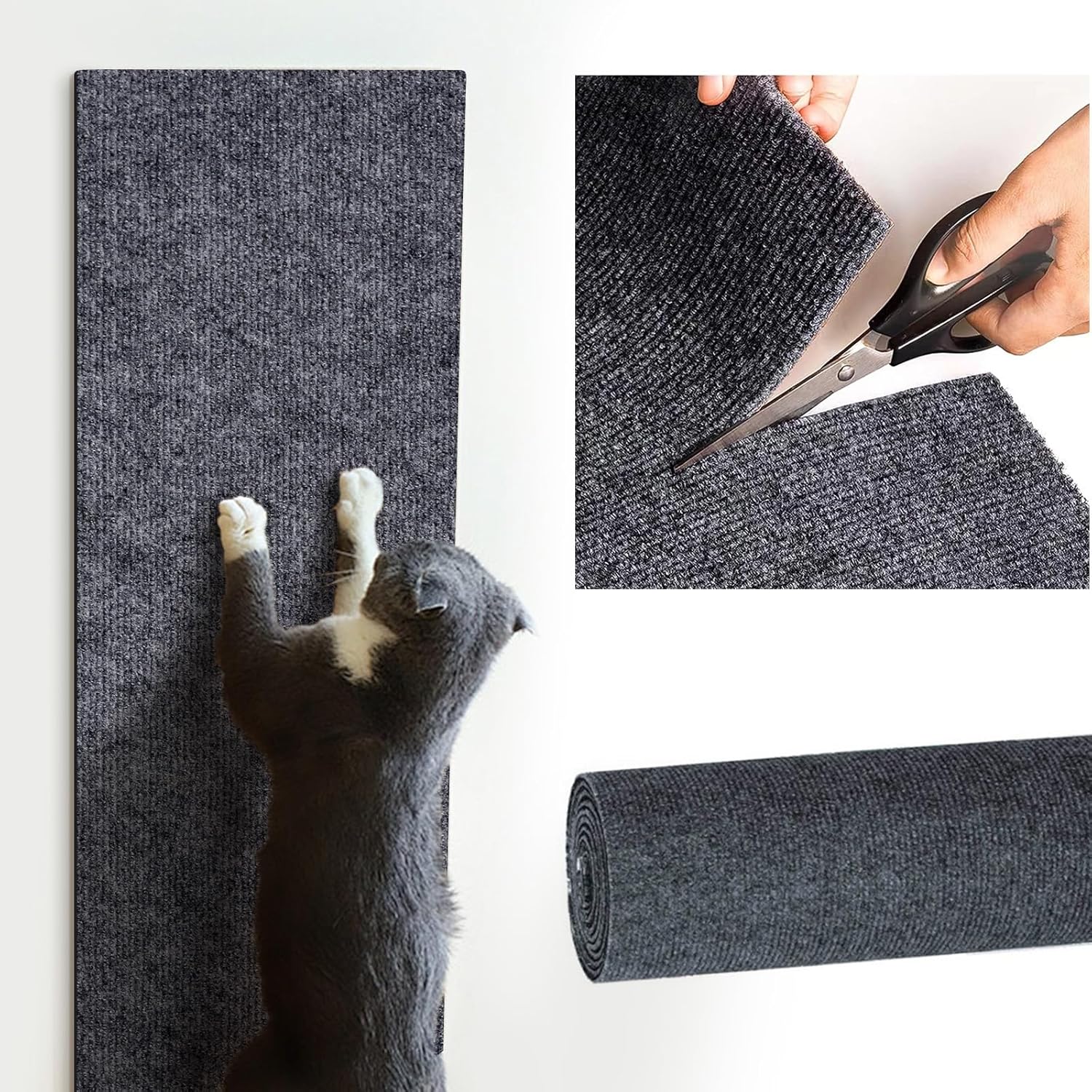 GZHJMY Scratng Mat - 78.7 x 15.8 Inch Self-Adhesive Scratch Mat ...