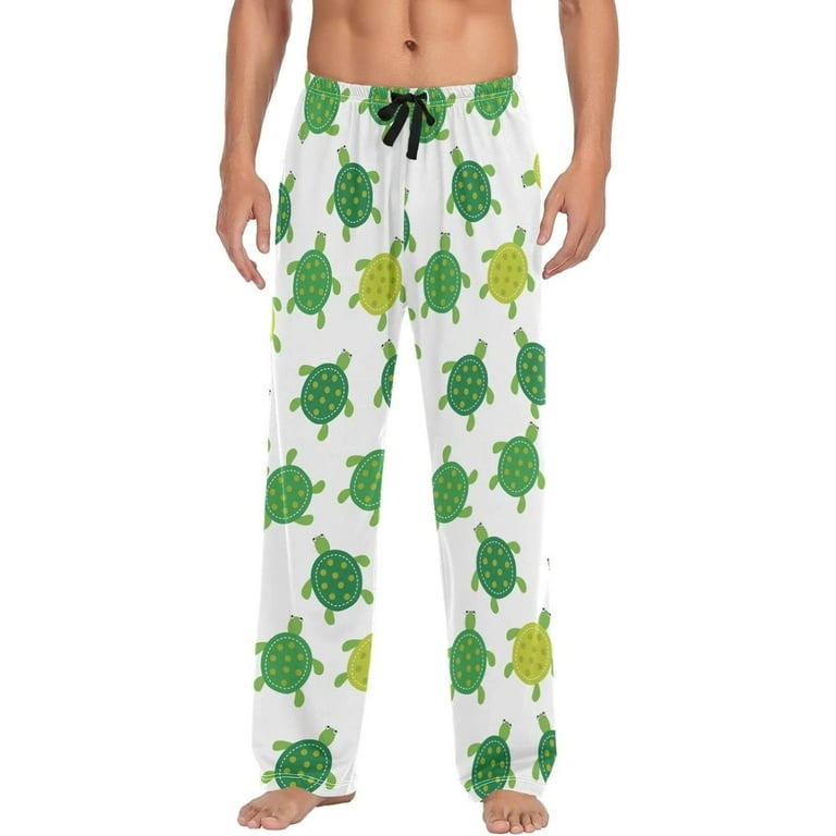 GZHJMY Sea Turtle Pajama Pants for Men, Lounge Pants Lightweight Men Pajama  Bottoms with Drawstring Pockets, Christmas New Year Birthday Gifts