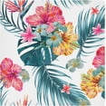thumbnail image 1 of GZHJMY Set of 1 Hawaiian Floral Tropical Leaves Exotic Flower Jungle Palm Leaf Monstera Hibiscus Cloth Napkins Washable Polyester Dinner Napkins 20"X20" for Dining Table Wedding Party Fall Holidays, 1 of 7