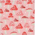 thumbnail image 1 of GZHJMY Set of 1 Cute Mushroom Satin Napkin Square 20 Inches Table Napkins Soft Smooth Decorative Napkins for Wedding Banquet Party Decoration, 1 of 7