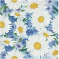 thumbnail image 1 of GZHJMY Set of 1 Flower Satin Napkin Square 20 Inches Table Napkins Soft Smooth Decorative Napkins for Wedding Banquet Party Decoration, 1 of 6
