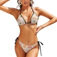 thumbnail image 1 of GZHJMY Sexy Two Piece Bikini Swimsuit, Set of Icons with Products and Plants Bathing Suit Swimwear Set for Women, 1 of 8