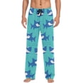 thumbnail image 1 of GZHJMY Shark Pajama Pants for Men, Lounge Pants Lightweight Men Pajama Bottoms with Drawstring Pockets, Christmas New Year Birthday Gifts, X-Large, 1 of 6