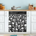 thumbnail image 1 of GZHJMY Skull Pattern Dishwasher Magnet Cover Dishwasher Front Door Cover Magnet Sticker, Trimmable Refrigerator Dishwasher Magnetic Decals Kitchen Appliance 20 x 26 Inches Home Decor, 1 of 6