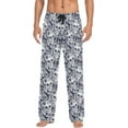 thumbnail image 1 of GZHJMY Skulls Flowers Pajama Pants, Mens Lounge Pants Super Soft Men Pajama Bottoms, Christmas New Year Birthday Father's Day Gifts, XX-Large, 1 of 7