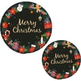 thumbnail image 1 of GZHJMY Snowman Christmas Flower Heat Resistant Trivets Potholders 2PCS, Round Cotton Weave Handmade Pot Holder, Non-Slip Hot Mats Kitchen Dining Plate Mat for Kitchen Pans Bowl Teapot, 1 of 7