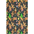 thumbnail image 1 of GZHJMY Soft Absorbent Reusable Kitchen Towels, Set of 1|28x18 in, Gingerbread Man in A Hat Dining Kitchen Living Room Tea Towels Dish Towels Decorative Towels, 1 of 7