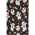 thumbnail image 1 of GZHJMY Soft Absorbent Reusable Kitchen Towels, Set of 4|28x18 in, Halloween Spider Skeleton Dining Kitchen Living Room Tea Towels Dish Towels Decorative Towels, 1 of 7