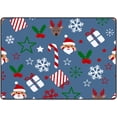 thumbnail image 1 of GZHJMY Soft Foam Nursery Area Rugs Cute Christmas Seamless Background Non Slip Play Mats for Kids Boys Girls Playing Room Living Room63x48 inch Carpet Runner, 1 of 6