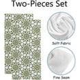 thumbnail image 1 of GZHJMY Soft Hand Towels, 2 Pack Towels Geometric Decorative Design Absorbent Washcloths Multipurpose for Bathroom Gym Hotel Spa, 1 of 6